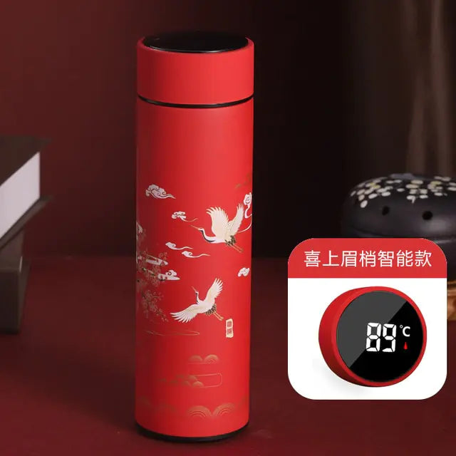 Style Smart Thermo Flask with Temperature Display - 500ML Vacuum Insulated Mug