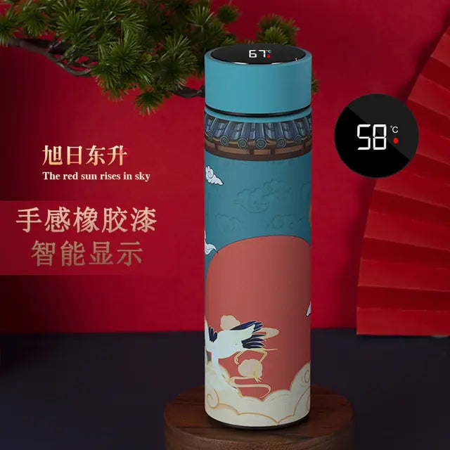 Style Smart Thermo Flask with Temperature Display - 500ML Vacuum Insulated Mug