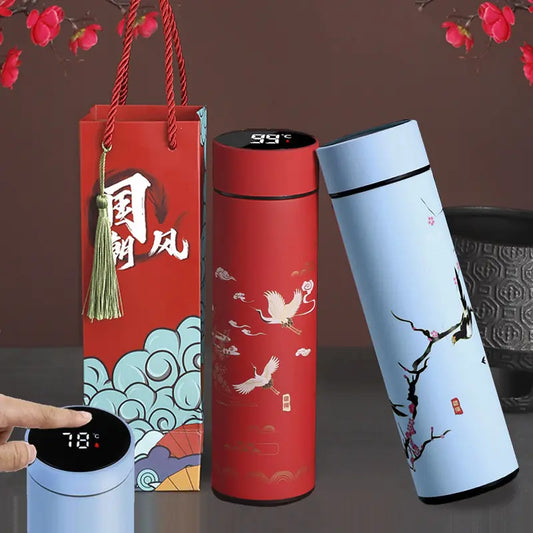 Style Smart Thermo Flask with Temperature Display - 500ML Vacuum Insulated Mug